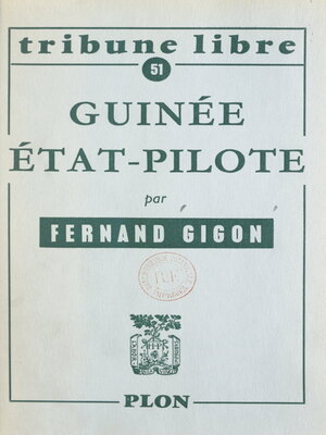 cover image of Guinée, État-pilote